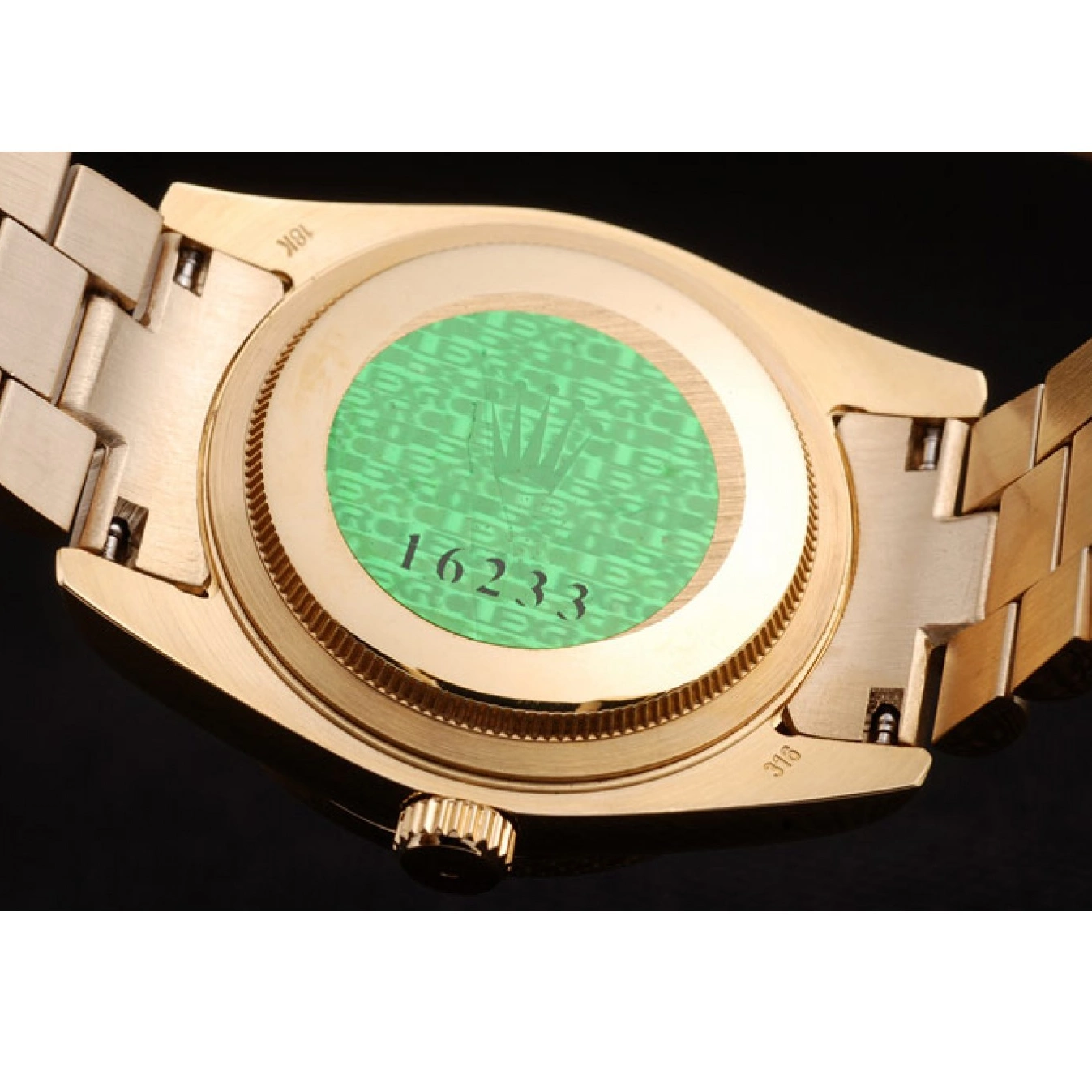 Aaa replica watch Stainless Plated Day-Date Dial 18k Rolex Gold Yellow Steel Gold 0529